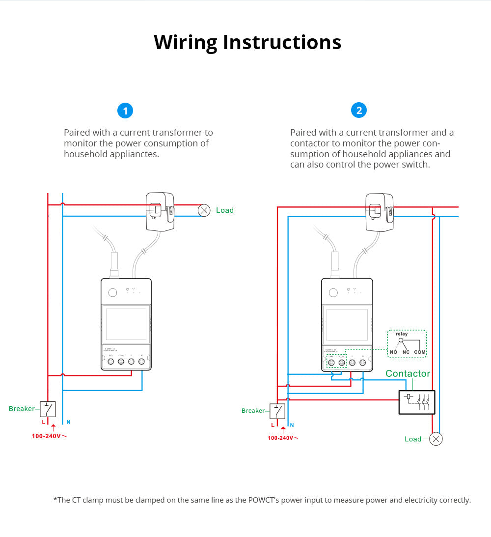 SONOFF POW Ring Smart Power Meter | POWCT