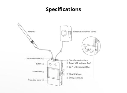 SONOFF POW Ring Smart Power Meter | POWCT