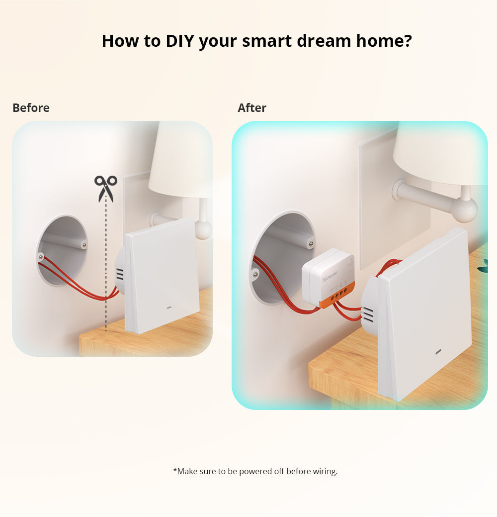 SONOFF ZBMINI Extreme Zigbee Smart Switch ZBMINIL2 (No Neutral Required)