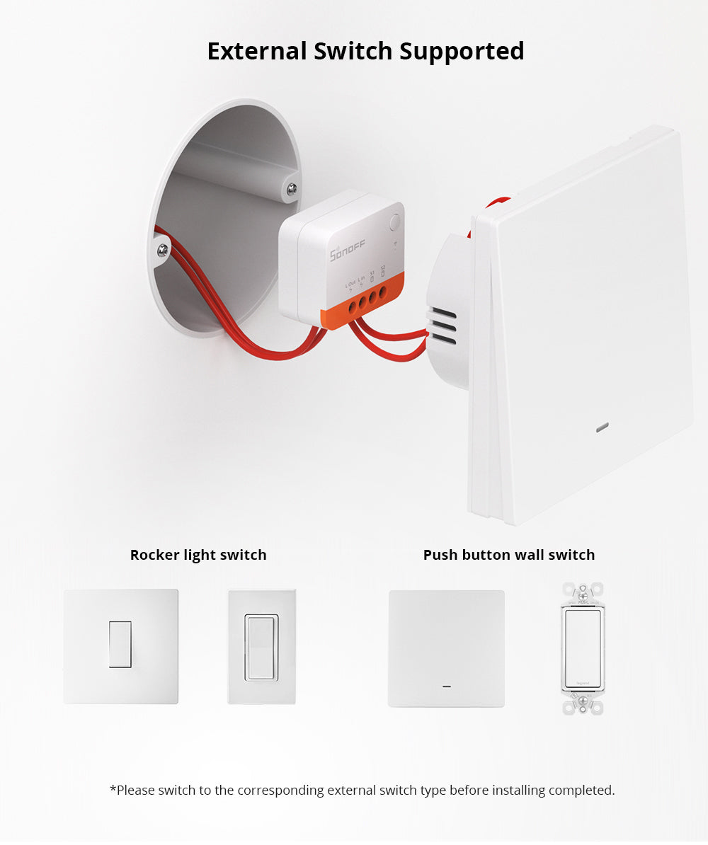 SONOFF ZBMINI Extreme Zigbee Smart Switch ZBMINIL2 (No Neutral Required)